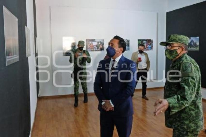 TLAXCALA . EXPOSICIÓN FOTOGRÁFICA MILITAR