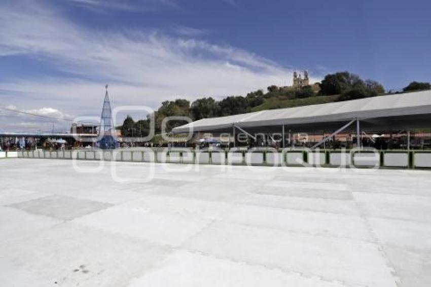 CHOLULA . PISTA DE PATINAJE