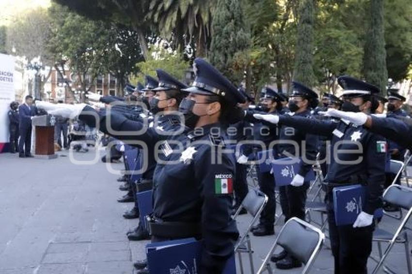 SEGURIDAD . GRADUACIÓN DE CADETES