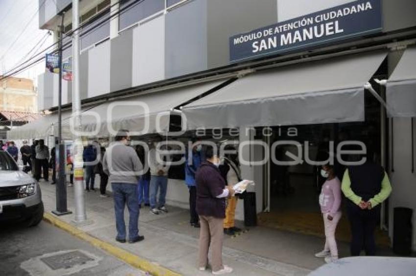 AGUA DE PUEBLA . FILA