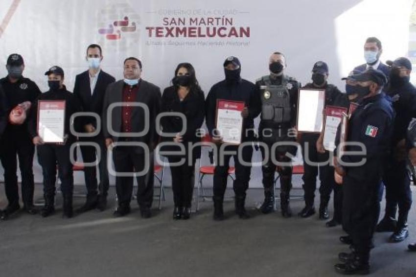 TEXMELUCAN . UNIFORMES POLICÍA