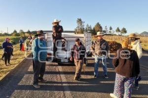 BLOQUEO AUTOPISTA . TLAXCO - TEJOCOTAL