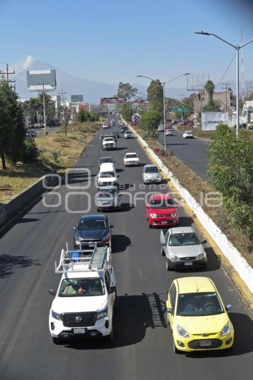 TRÁFICO . RECTA A CHOLULA