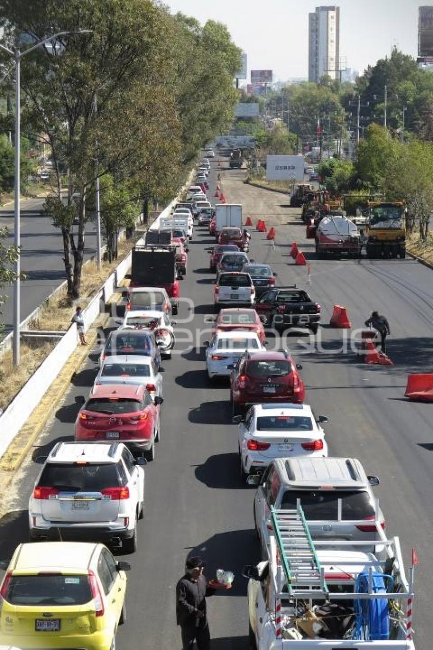 TRÁFICO . RECTA A CHOLULA