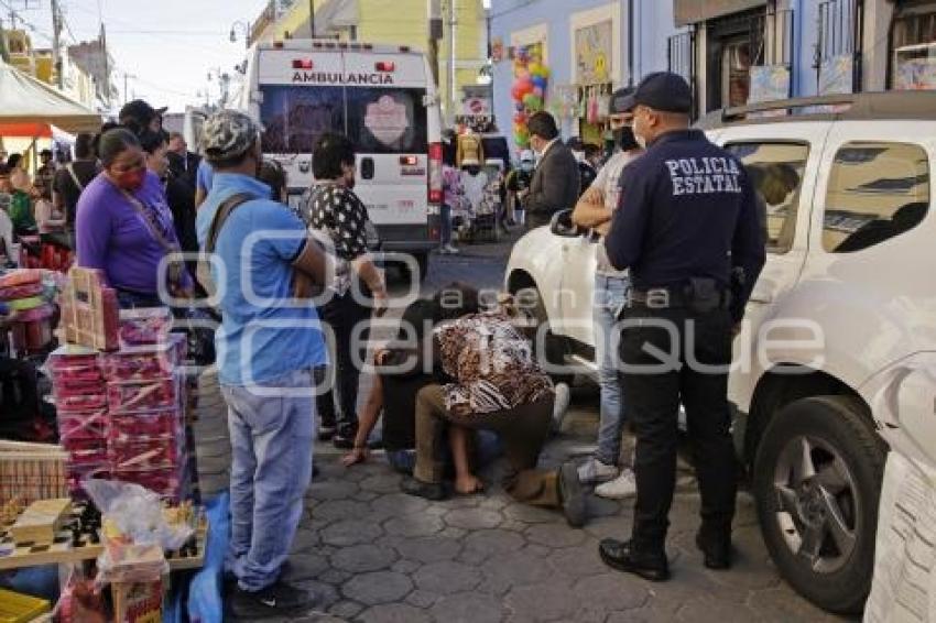 ATROPELLADA EN EL CENTRO 