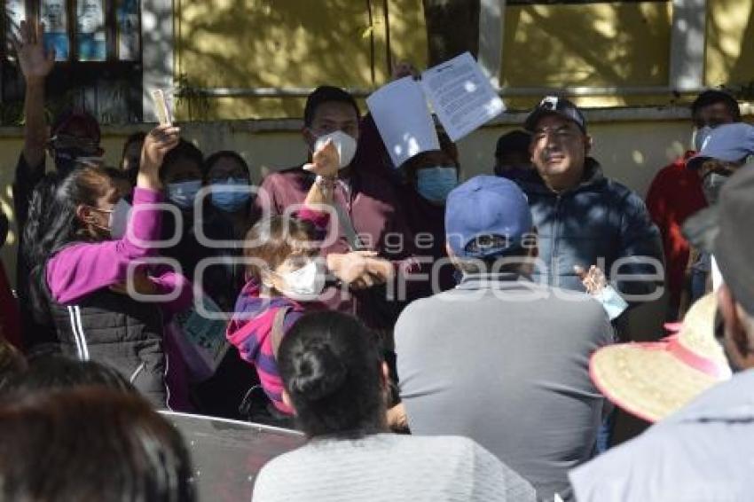 TLAXCALA . PROTESTA OCOTLÁN