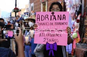 ATLIXCO . MARCHA POR EBONY ORTIZ