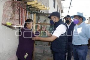 CHOLULA . ACERCAMIENTO CON COLONOS