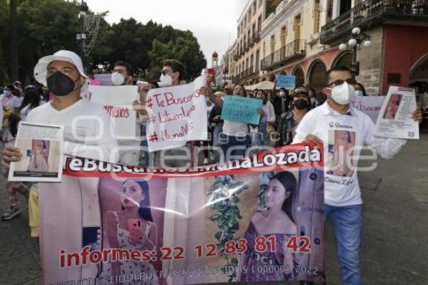 MARCHA POR MUJER DESAPARECIDA