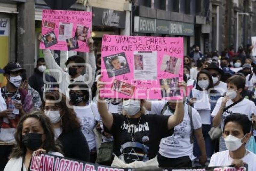 MARCHA POR MUJER DESAPARECIDA