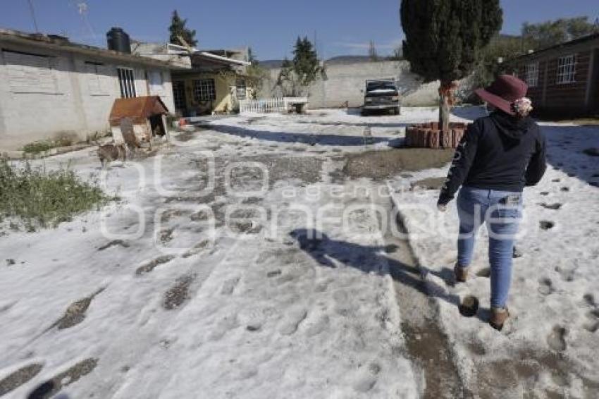 ACATZINGO . GRANIZADA