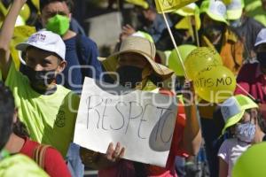 TLAXCALA . MARCHA PERSONAS CON DISCAPACIDAD