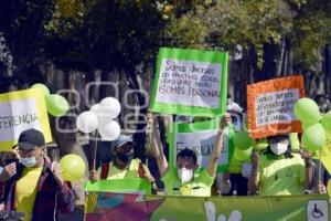 TLAXCALA . MARCHA PERSONAS CON DISCAPACIDAD