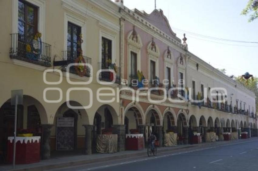 TLAXCALA . CALLES VACÍAS