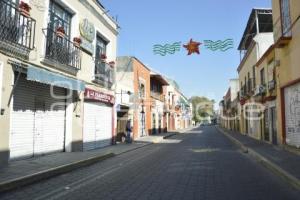 TLAXCALA . CALLES VACÍAS