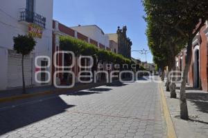 TLAXCALA . CALLES VACÍAS