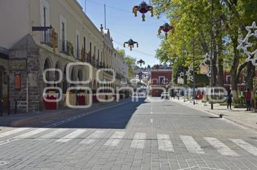 TLAXCALA . CALLES VACÍAS