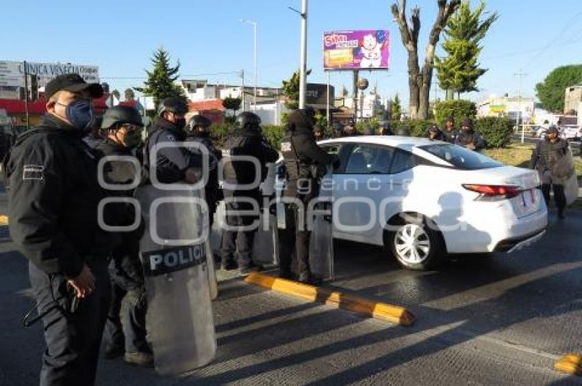 CONDUCTORES PLATAFORMAS . BLOQUEO