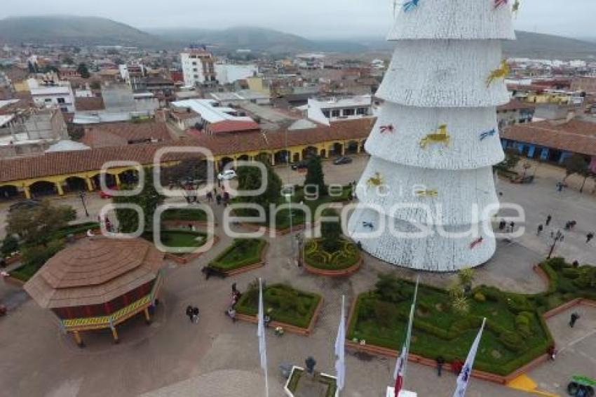 CHIGNAHUAPAN . ÁRBOL DE NAVIDAD