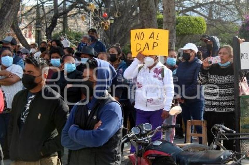 MIAHUATLÁN . MANIFESTACIÓN DAP