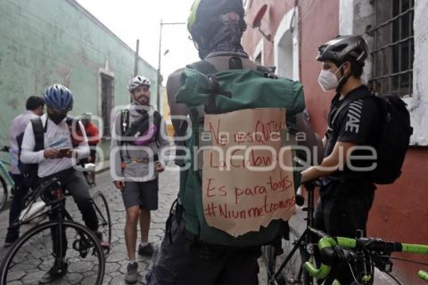 PROTESTA CICLISTAS