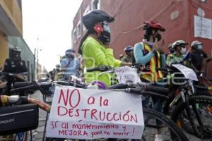 PROTESTA CICLISTAS