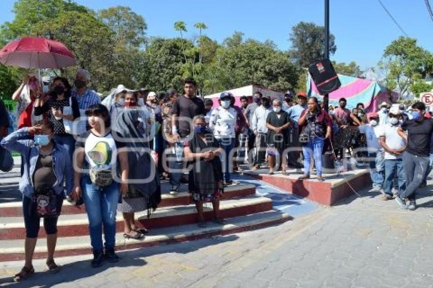 ZINACATEPEC . MANIFESTACIÓN DAP