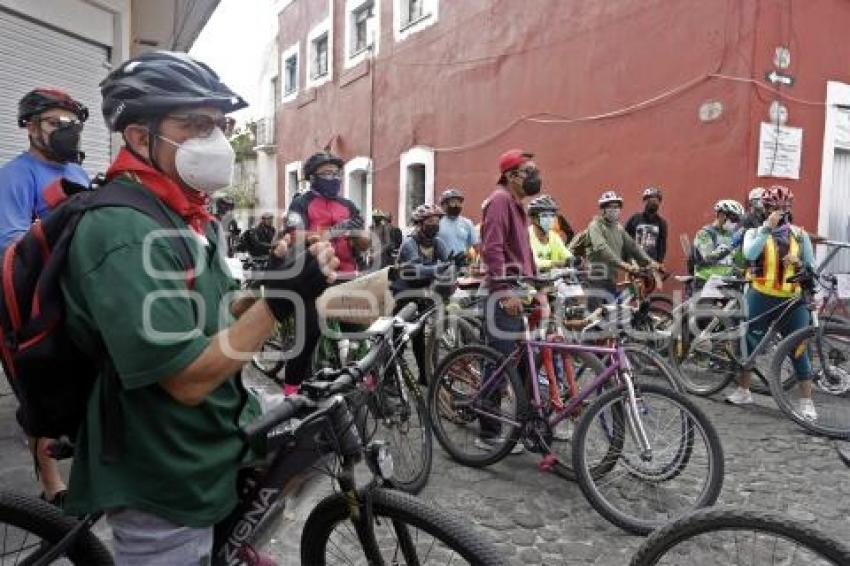 PROTESTA CICLISTAS