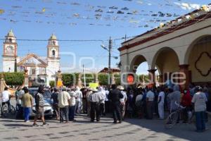 ZINACATEPEC . MANIFESTACIÓN DAP