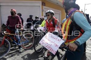 PROTESTA CICLISTAS