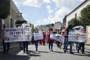 TLAXCALA . PROTESTA CERTIFICADO VACUNACIÓN