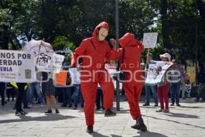 TLAXCALA . PROTESTA CERTIFICADO VACUNACIÓN