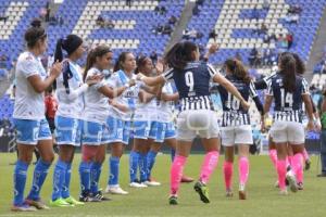 FÚTBOL FEMENIL . PUEBLA VS MONTERREY