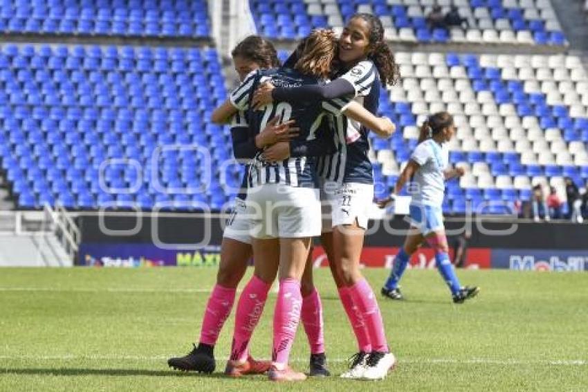 FÚTBOL FEMENIL . PUEBLA VS MONTERREY