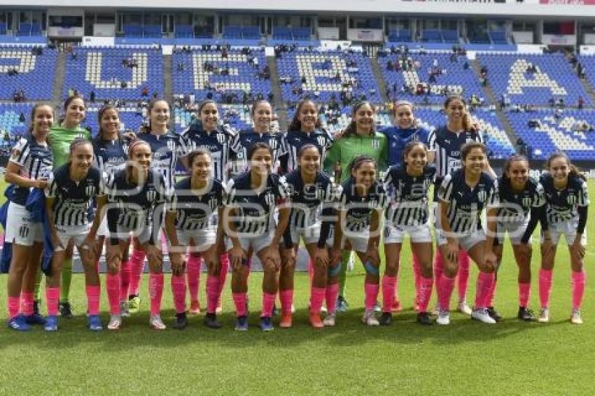 FÚTBOL FEMENIL . PUEBLA VS MONTERREY