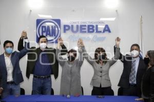 PAN . PROTESTA COMITÉ ESTATAL