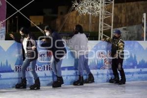 PISTA DE HIELO . ESTRELLA DE PUEBLA