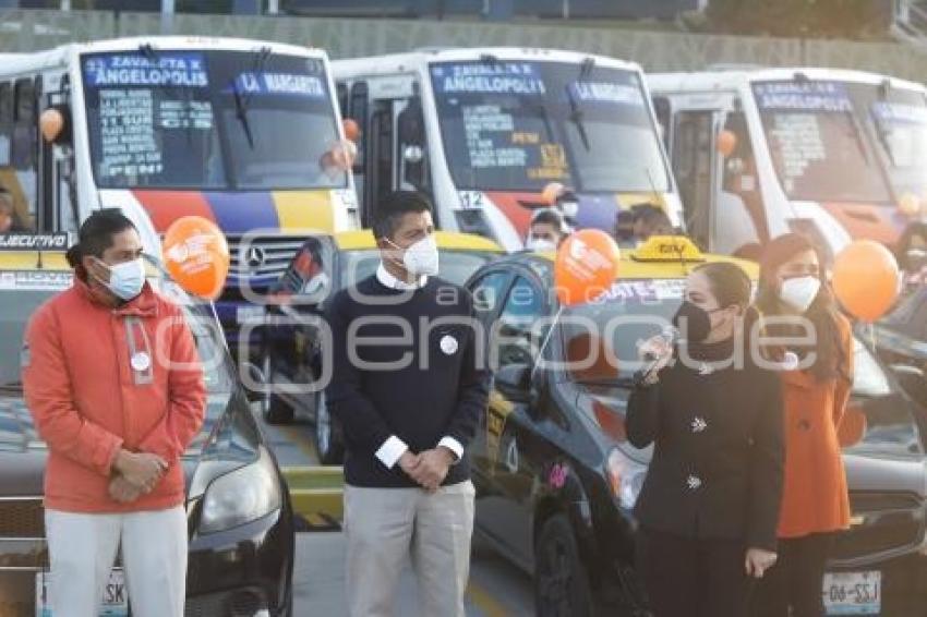 TRANSPORTE SEGURO . CONTIGO MUJER