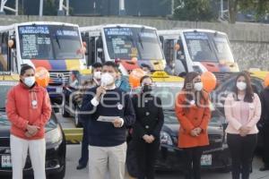 TRANSPORTE SEGURO . CONTIGO MUJER