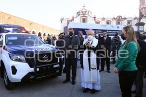 CHOLULA . ENTREGA DE PATRULLAS