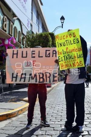 TEHUACÁN . MANIFESTACIÓN COMERCIANTES