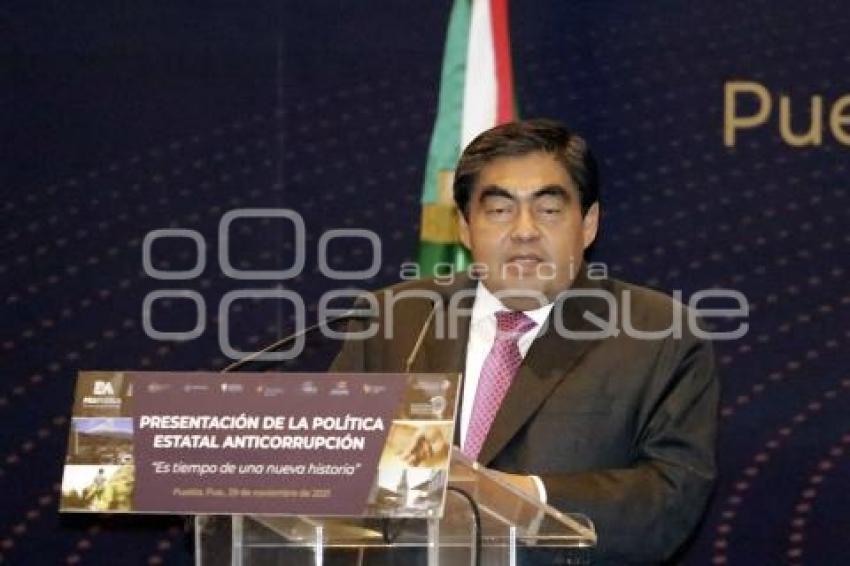 GOBIERNO ESTATAL . POLÍTICA ANTICORRUPCIÓN