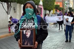 TEHUACÁN . PROTESTA FEMINICIDIOS