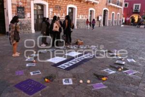 MANIFESTACIÓN . FEMINICIDIO 