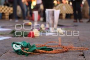 MANIFESTACIÓN . FEMINICIDIO 