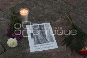 MANIFESTACIÓN . FEMINICIDIO 