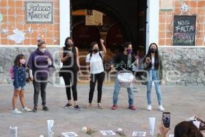 MANIFESTACIÓN . FEMINICIDIO 