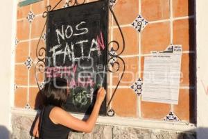 MANIFESTACIÓN . FEMINICIDIO 