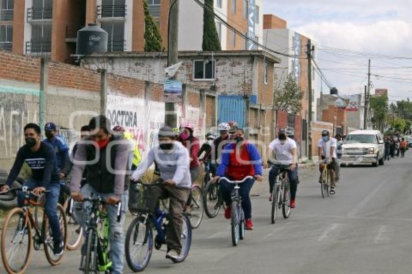 CORTEJO FÚNEBRE CICLISTA