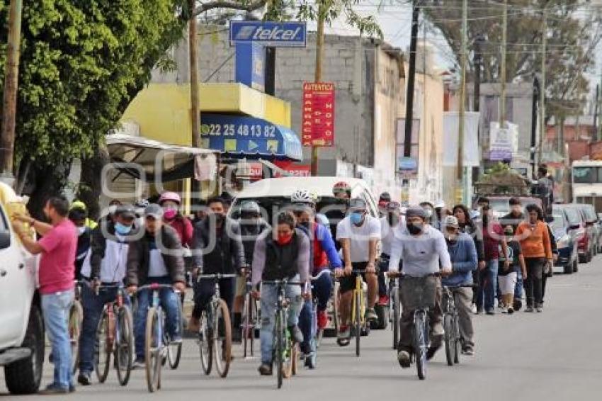 CORTEJO FÚNEBRE CICLISTA